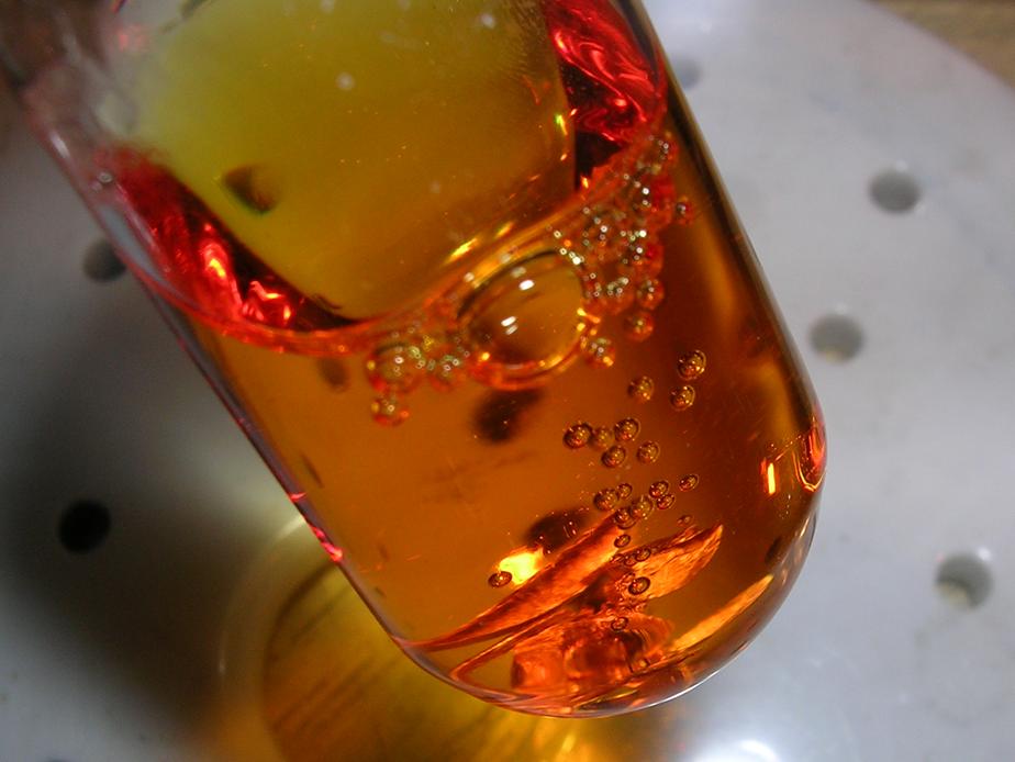 Image result for Platinum being dissolved in hot aqua regia