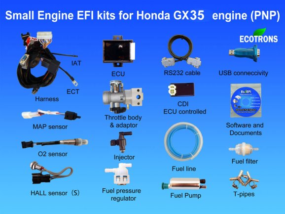 Honda GX35 Engine Fuel Injection kit
