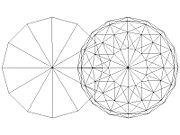 Surface of Sphere Intersecting a Circle (not disk) at Two Points
