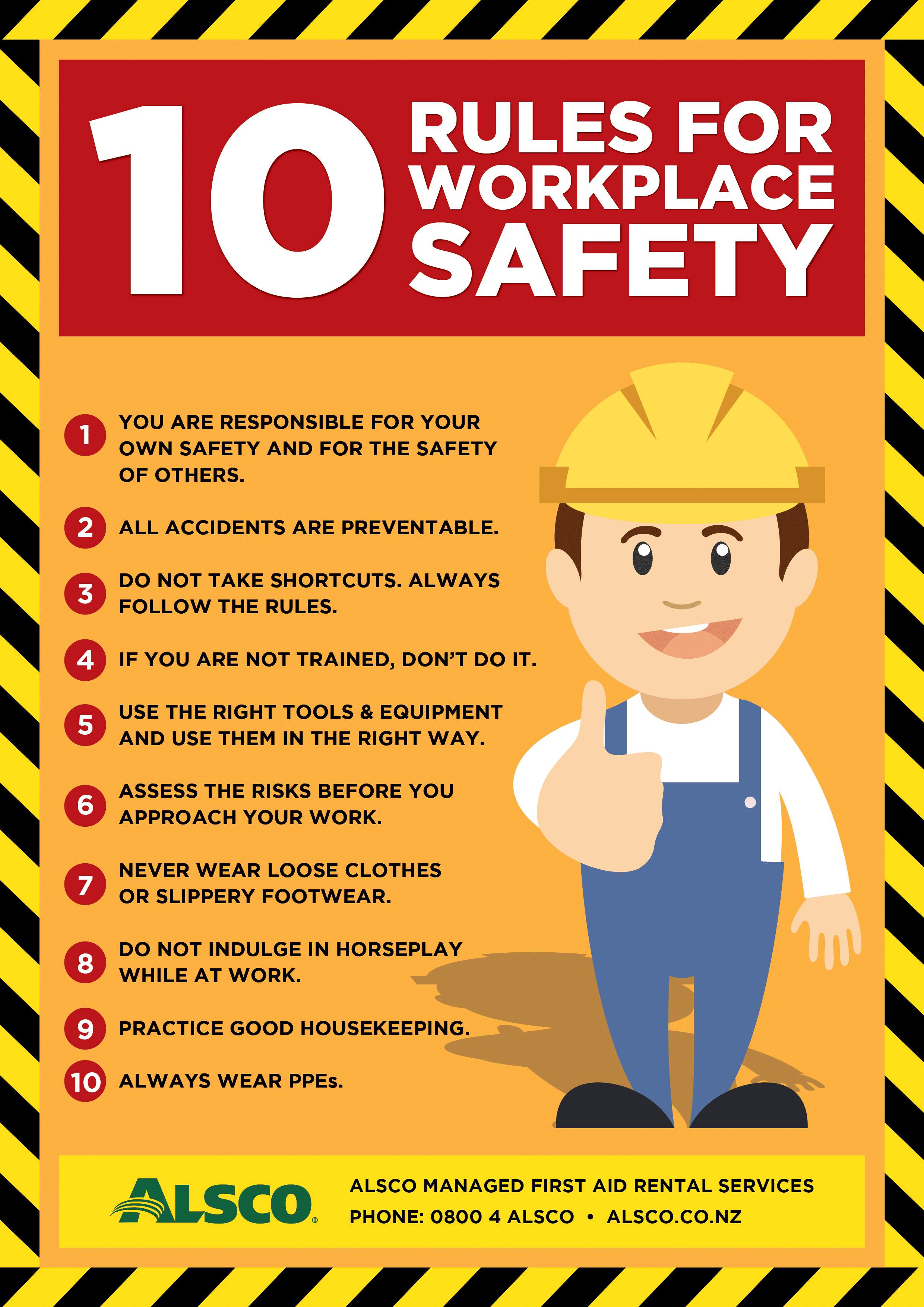 Description: C:Documents and SettingsSTUDENTDesktopAlsco-NZ-Training-Safety-Posters-rules-workplace-safety-A4.png