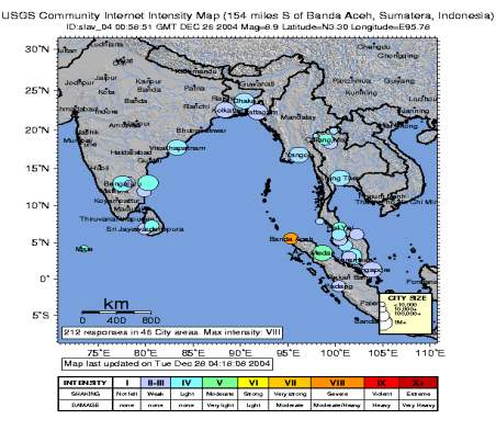 Image result for dec 26 2004 tsunami mmi intensity map